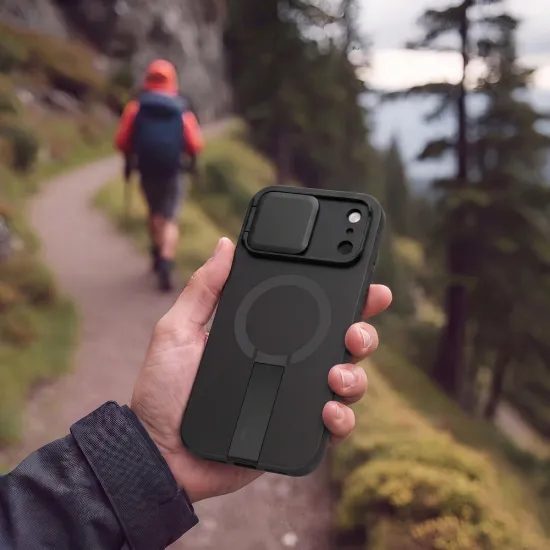 Tech-Protect Kevlar Aura MagSafe puzdro, iPhone 17 Pro / 18 Pro, čierne