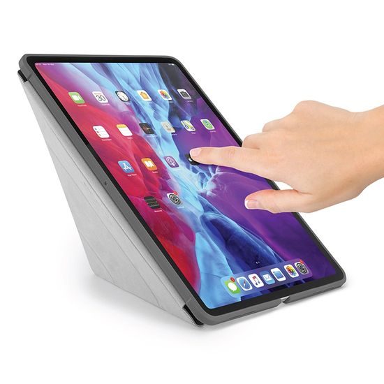 Θήκη Pipetto Origami Case, Apple iPad Pro 12.9, 2018 / 2020 / 2021 / 2022, γκρι