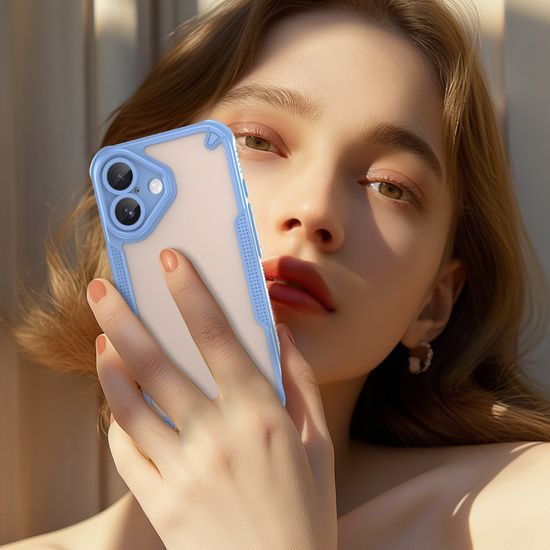 ArmorShield Hybrid Case, iPhone 16, μπλε