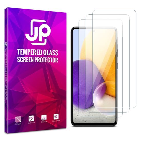 JP Long Pack Tvrzených skel, 3 skla na telefon, Samsung Galaxy A72
