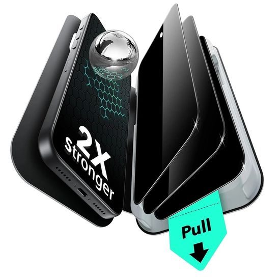 ESR Privacy Σκληρυμένο Γυαλί UltraFit, iPhone 17 Pro Max, 3 τεμάχια