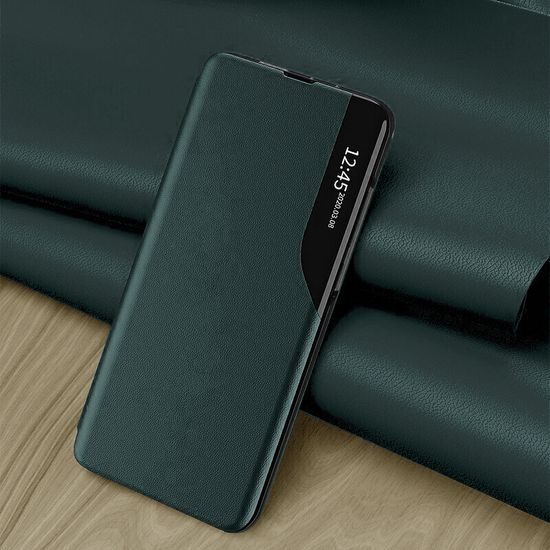 Eco Leather View Case, Samsung Galaxy A25 5G, zelený