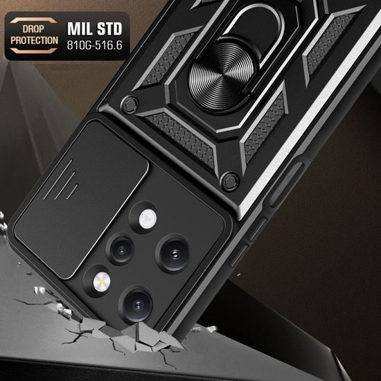 Techsuit CamShield, Xiaomi Redmi 12, μαύρο