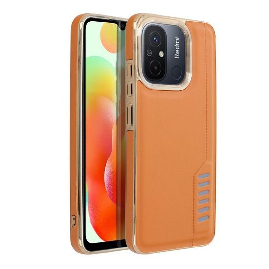 Milano etui, Xiaomi Redmi 12C, rjave barve