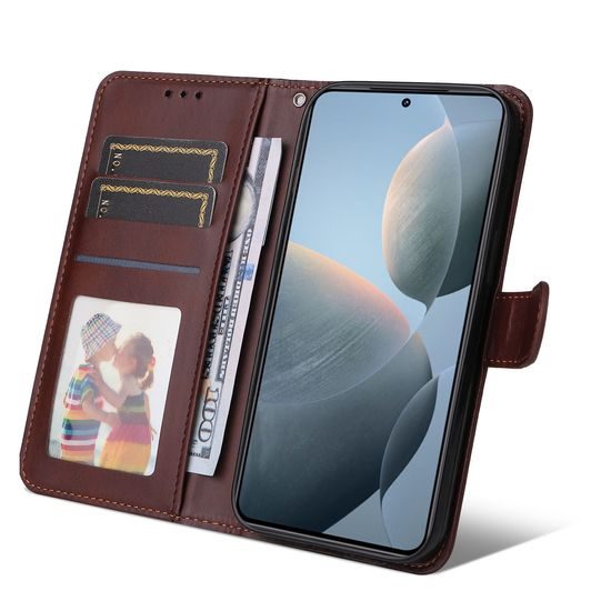 Magnet Case, Xiaomi 14T, hnedý
