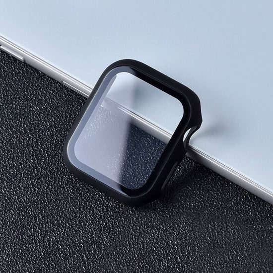 Pouzdro 2v1 se sklem pro Apple Watch 4 / 5 / 6, 44mm, černé