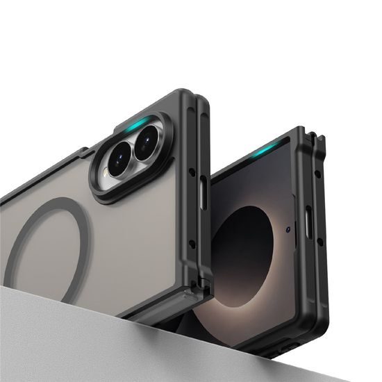 Samsung Galaxy Z Fold 8 vāciņš – Techsuit HaloFrost II MagSafe – melns