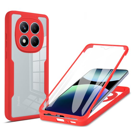 Husă colorată JP Defense, Xiaomi Redmi Note 15 Pro 5G, roșie