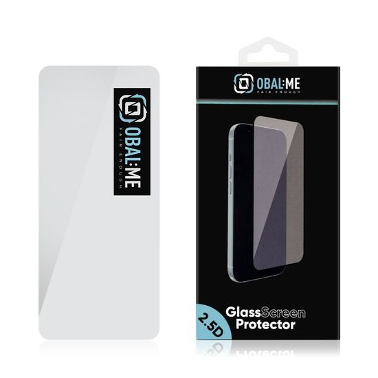OBAL:ME Screenprotector - 2.5D Gehard glas - voor Motorola G57 Power - Transparant