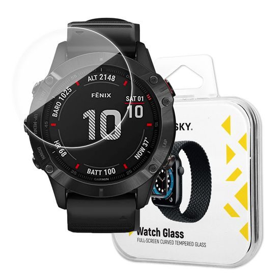 Wozinsky Watch Glass hybridné sklo, Garmin Fenix 6X, priehľadné