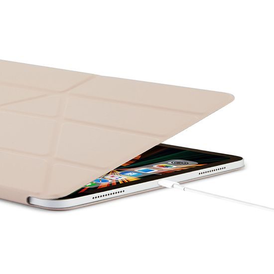 Pipetto Origami Folio θήκη, Apple iPad Pro 12.9, 2018 / 2020 / 2021 / 2022, iPad Air 13 2024 / 2025, ροζ