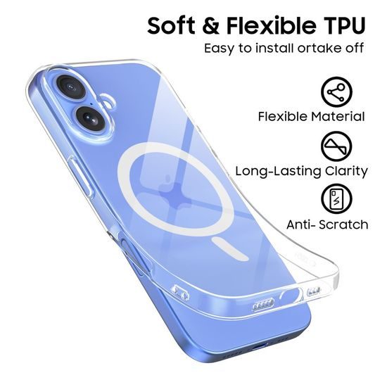 Tech-Protect Flexair MagSafe, iPhone 16, διάφανο