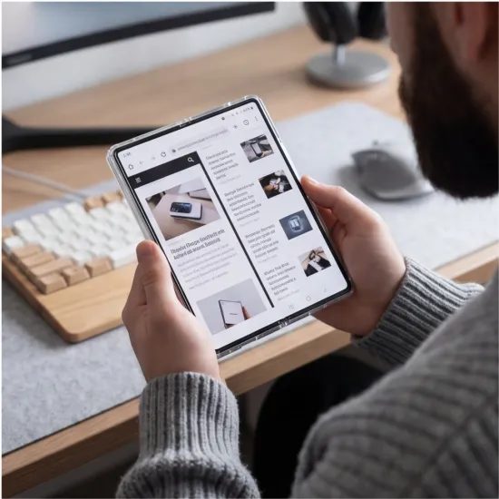 Tech-Protect Flexair Hybrid, Samsung Galaxy Z Fold 8 Ultra, átlátszó
