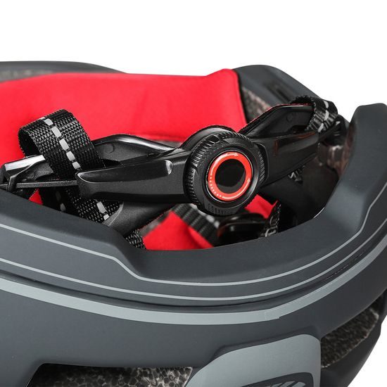 Casco da ciclismo per bambini Wozinsky con luce posteriore USB S, grigio