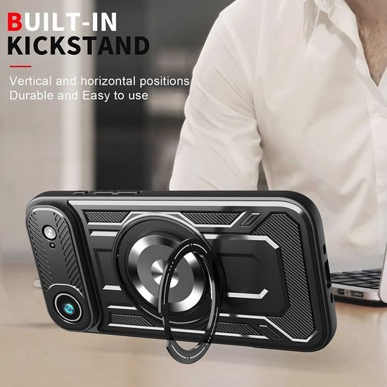 Techsuit RuggedCam, iPhone Air, μαύρο