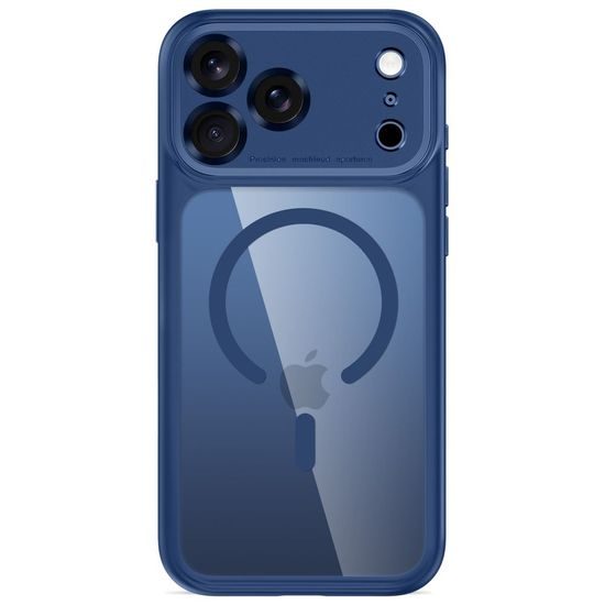 Tech-Protect MagPeak MagSafe CC, iPhone 17 Pro / 18 Pro, tmavě modrý / průhledný