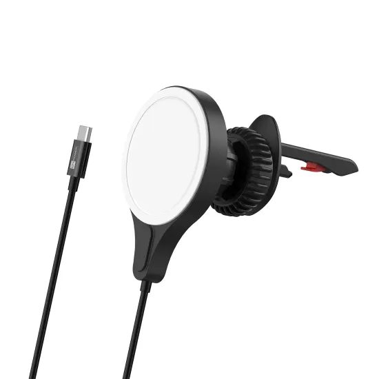 ER POWER MagSafe φορτιστής αυτοκινήτου, 15 W, μαύρο