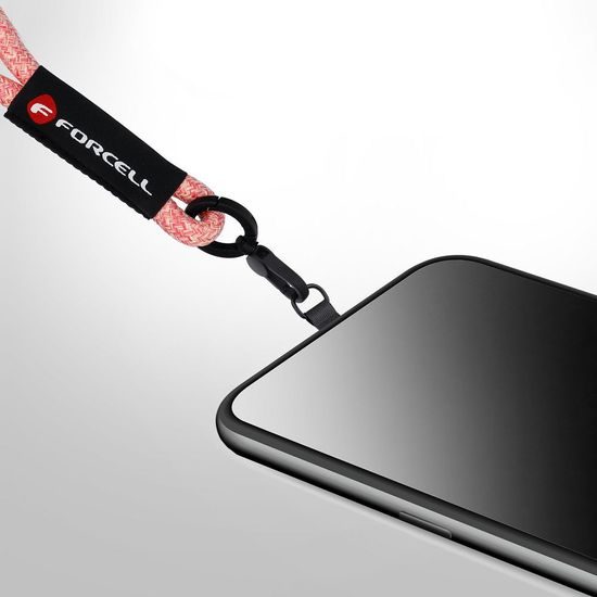 Forcell F-Design R10X40 Λουράκι καρπού, ροζ-λευκό