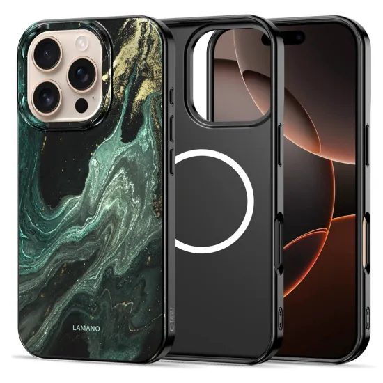 Tech-Protect Lamano MagSafe θήκη, iPhone 16 Pro, verde aura