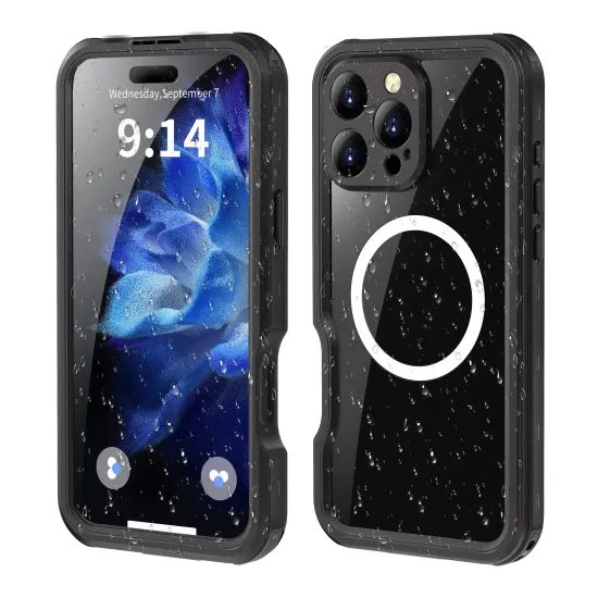 Custodia ShellBox IP68, iPhone 17, nero
