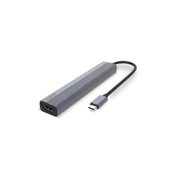 Spello USB-C Hub Slim 7in1 - διαστημικά γκρι