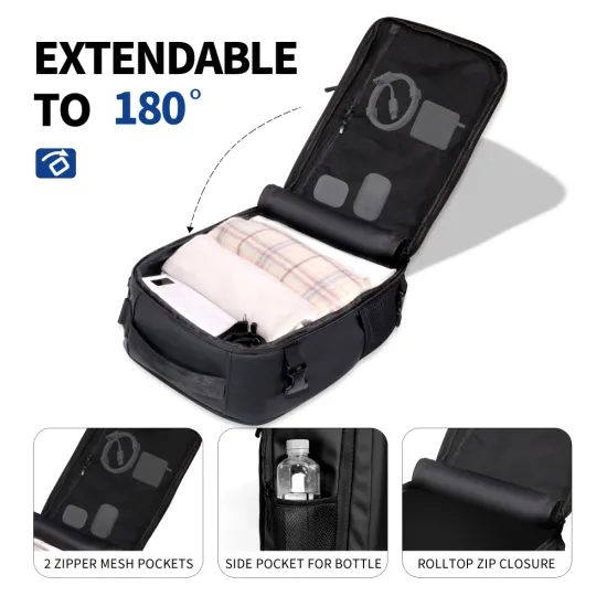 Tech-Protect Defender S50 Σακίδιο ταξιδιού για laptop 20L 40×20×25, μαύρο