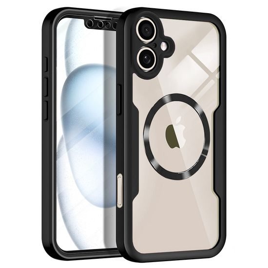Techsuit MagSafe ColorVerse 360, iPhone 17, μαύρο