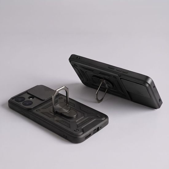 Tech-Protect CamShield Pro Schutzhülle für Xiaomi Redmi Note 17 Pro 5G - Hybrid Case mit Kameraschutz und 360° Ring - Schwarz