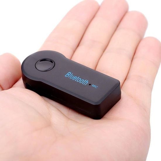 Bluetooth hudební přijímač AUX mini jack 3,5 mm, černý