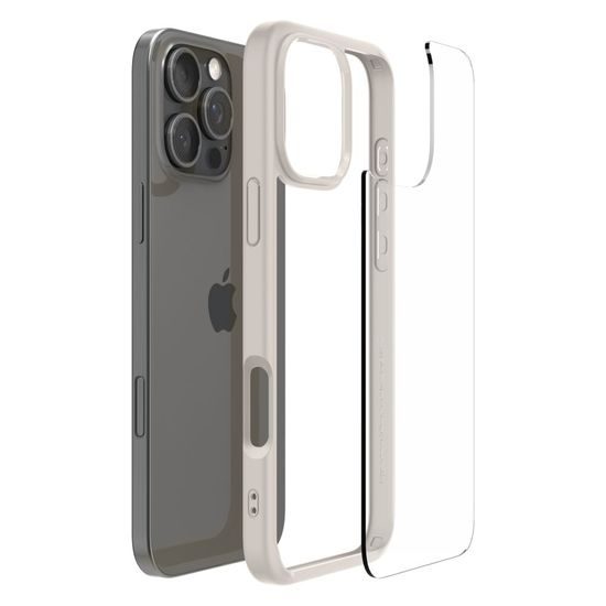 Spigen Ultra hybrid kryt na mobil, iPhone 16 Pro, natural titanium