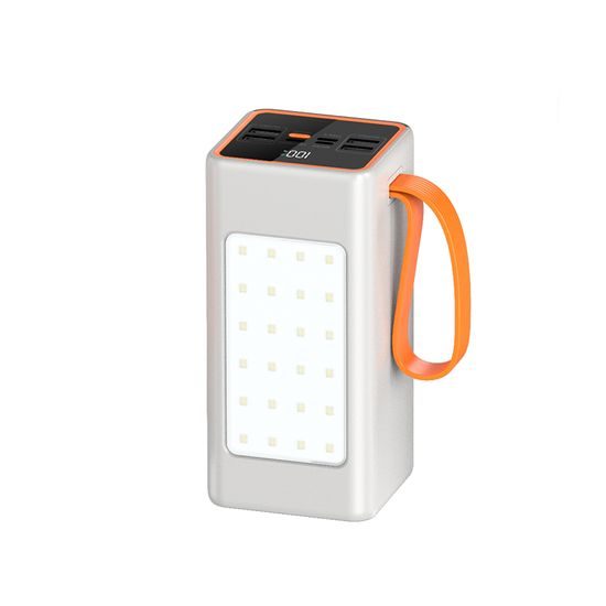 Powerbank 60.000 mAh, 66W PD, LED πάνελ, λευκό