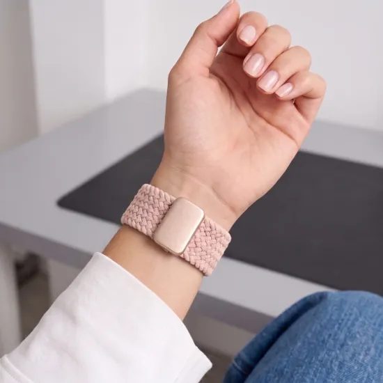 Tech-Protect NylonMag Apple Watch 8 / 9 / 10 / 11 / 12 / SE (40 / 41 / 42 mm), ružový