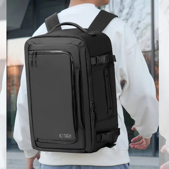 Tech-Protect Defender S50 Σακίδιο ταξιδιού για laptop 20L 40×20×25, μαύρο