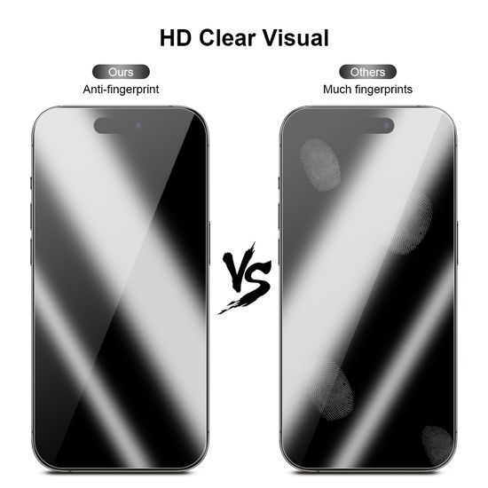 JP Long Pack Panzerglas, 3 Displayschutzgläser für Handy mit Applikator, iPhone 17