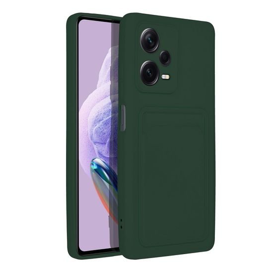 Husă Card Case, Xiaomi Redmi Note 12 Pro+ 5G, verde