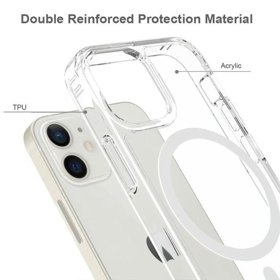 Διάφανη θήκη MagSafe, iPhone 13 Mini, διαφανής