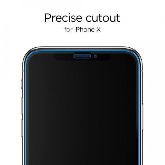 Spigen Full Cover Glass FC Edzett üveg 2 db, iPhone 11 Pro, fekete