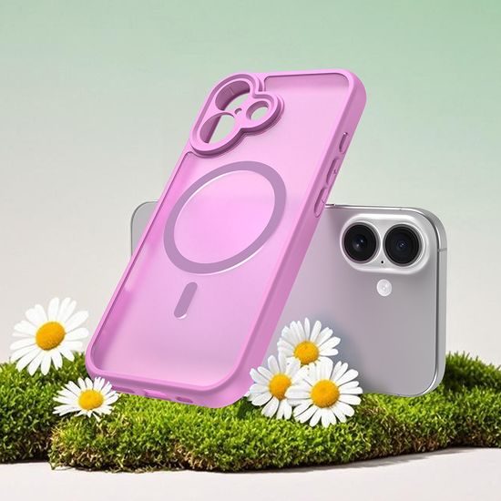 Techsuit HaloFrost II MagSafe, iPhone 17, ροζ