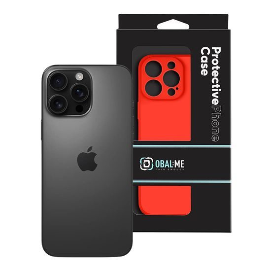 OBAL:ME Matte TPU Kryt pro iPhone 16 Pro Max, červený