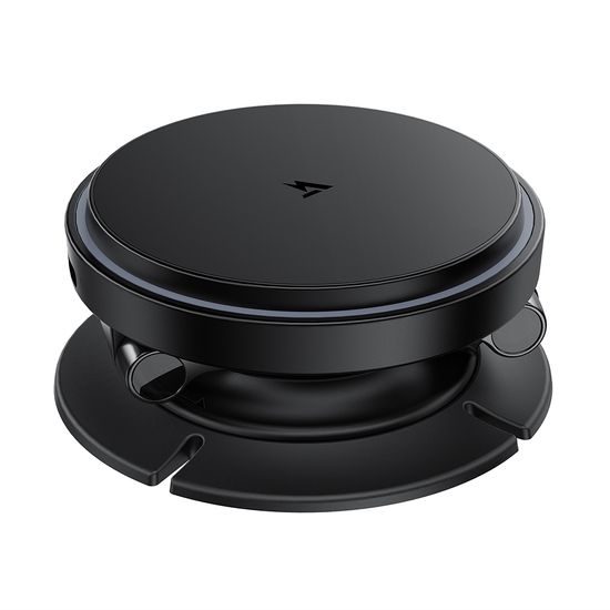 Acefast D65 Autohouder met Draadloze Oplader - 15W - Magnetisch - Zwart
