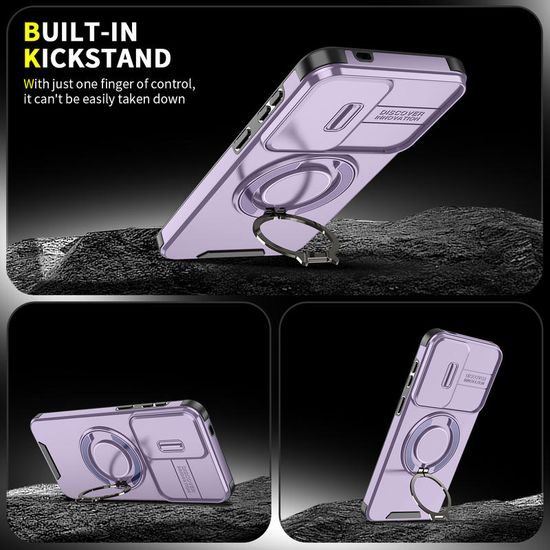 Husă Camslide Stand, Samsung Galaxy A57, violet
