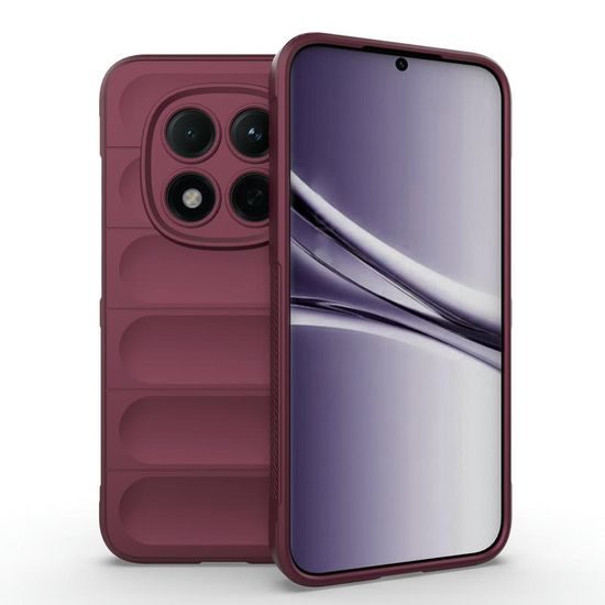 Θήκη Wency Magic Shield, Xiaomi Redmi Note 15 Pro 5G, μπορντό