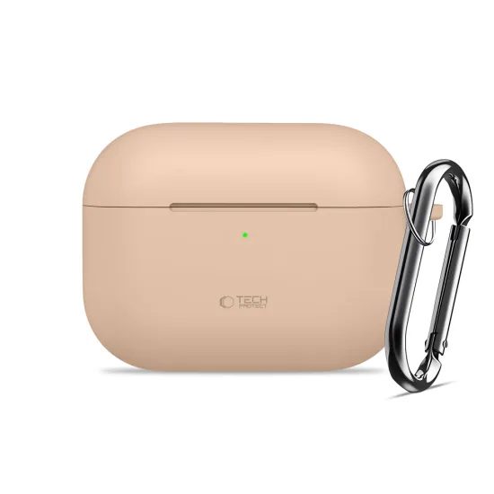 Tech-Protect Σιλικονική θήκη, Apple AirPods Pro 3, μπεζ