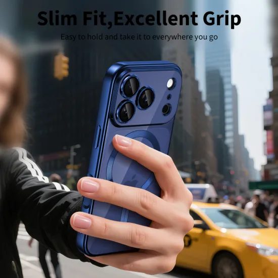 Tech-Protect MagFlex MagSafe iPhone 17 Pro Max, γυαλιστερό μπλε