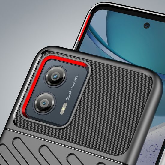 Θήκη Thunder, Motorola Moto G53, μαύρη