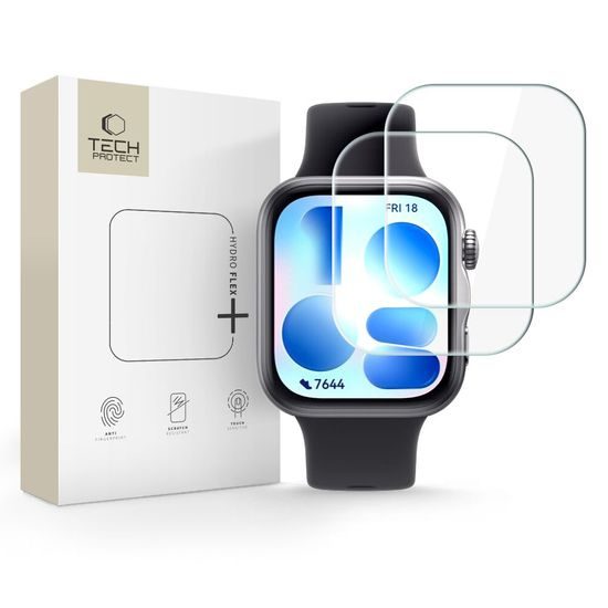 Tech-Protect Hydro Flex+, Folie Hidrogel, Huawei Watch Fit 5, 2 bucăți