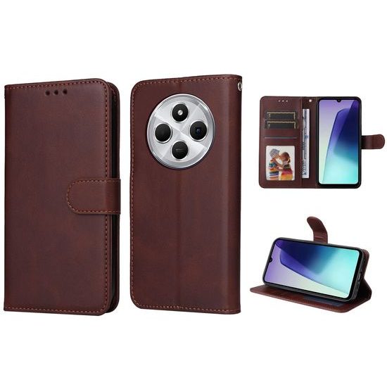 Magnet Case, Xiaomi Redmi 14C, hnedý