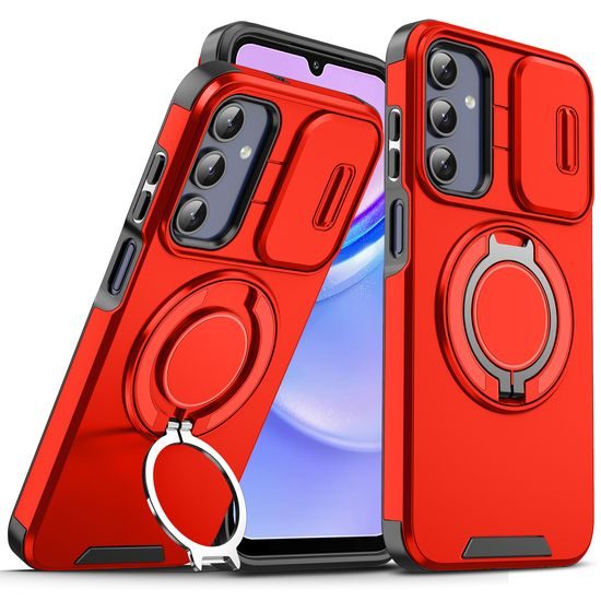 Θήκη Camslide Stand, Samsung Galaxy A14, κόκκινη