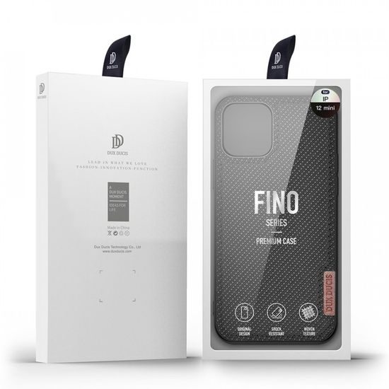 Dux Ducis Fino case, iPhone 12 Mini, černé
