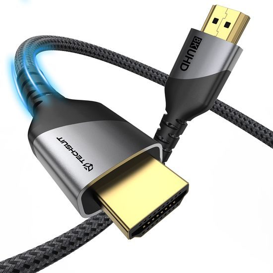 Techsuit Prémiový videokabel NexusVision Pro (CX3) HDMI - HDMI 2.1, 2 m, šedý